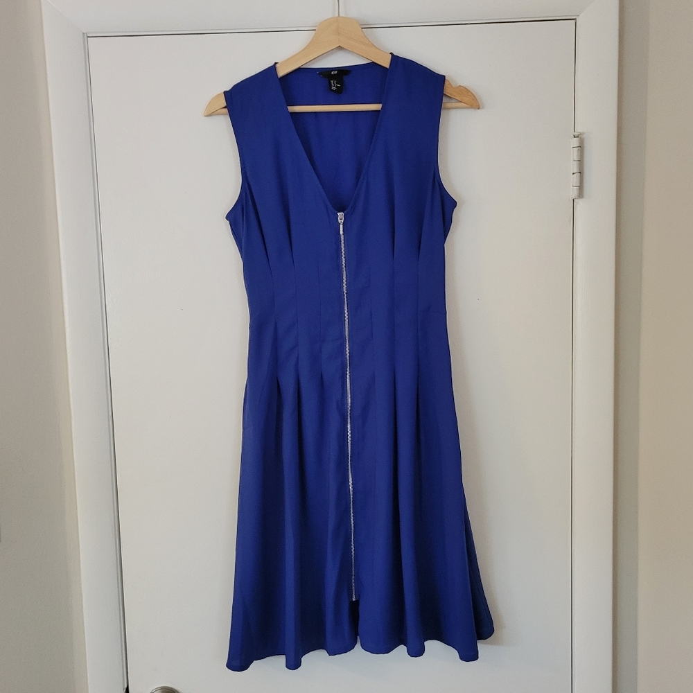 H&M Royal Blue Sleeveless Dress